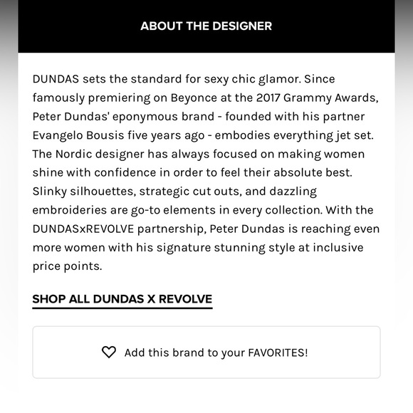 DUNDAS x REVOLVE Jean Mini Dress in Black - Picture 7 of 10